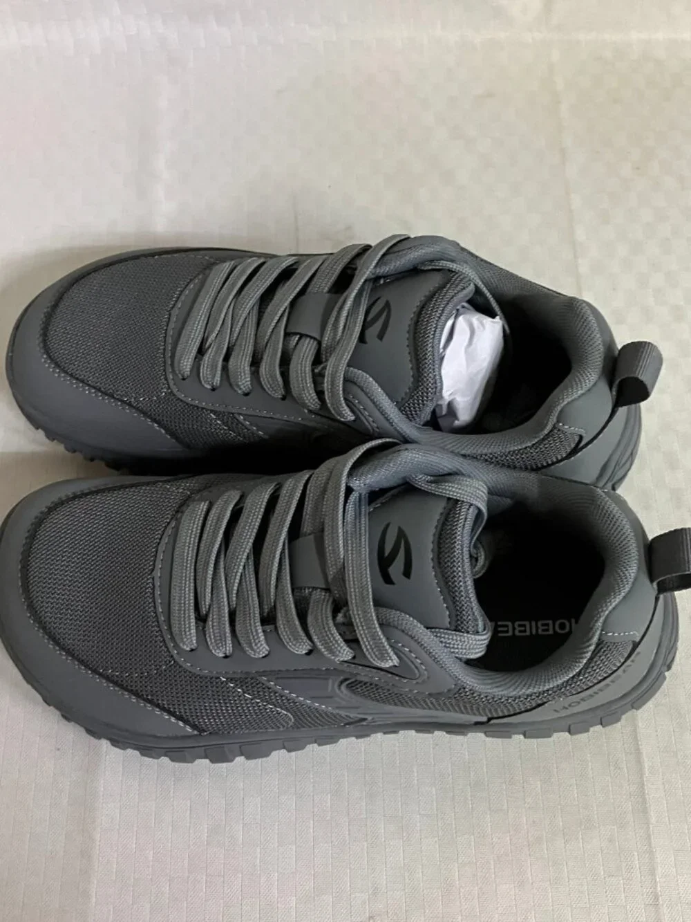 Grey Women's Mesh & Synthetic Running Sneakers